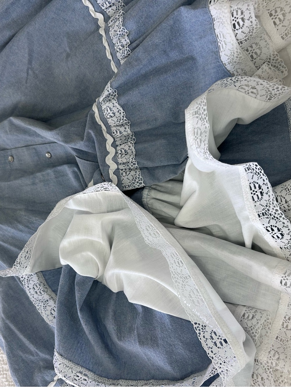 Vintage Ruffle circle skirt - Picture 5 of 8